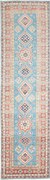 Kazak Tappeto orientale 300x80 Blu (Pakistan) Annodato A Mano