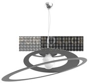 Bungee sospensione d.70 cm. 1 luce grigio antracite 1197-s70-ga
