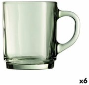 Tazza Luminarc Alba Verde Vetro 250 ml (6 Unità)