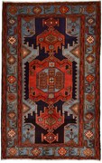 Afshar Tappeto persiano 140 x 220 Marrone (Iran) Annodato A Mano