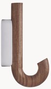 Gancio da parete in legno di noce Umbrella, in diverse dimensioni