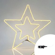 Stella luminosa Led 52cm Neon Flex Bianco Caldo Wisdom