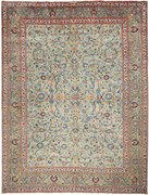 Kashan Tappeto persiano 400x300 Beige (Iran) Annodato A Mano