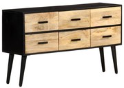 Credenza 110x33x64 cm in legno massello di mango