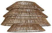 Paralume DKD Home Decor Naturale Juta Iuta 50 x 50 x 30 cm