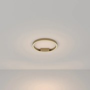 Lampadario A Sospensione Moderno Rim Alluminio Ottone 1 Luce Led 25W