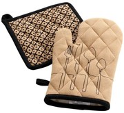 Presine in cotone riciclato in set da 2 Cuisiline - douceur d'intérieur