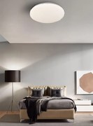 Plafoniera LED moderno Ambra, bianco Ø 38 cm, luce con 3 temperature di colore dimmerabile NOVECENTO