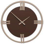 CALLEADESIGN Orologio da parete Sirio 60 cioccolato