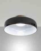 Lunar plafoniera nera 1 luce a led cct 2700k - 3000k - 4000k- 26w -...