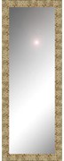 Specchio rettangolare in legno oro 125 x 40 cm