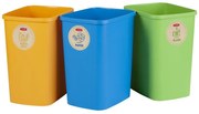 Set di 3 contenitori per raccolta differenziata, 25 l Eco - Curver