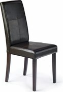 Sedia Kerry Bis ecopelle wengé