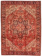 Heriz Tappeto 260 x 350 Rosso (Iran) Annodato A Mano