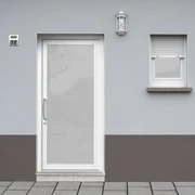 Portoncino d'ingresso in pvc Condo1 L 90 x H 210 cm bianco apertura destra