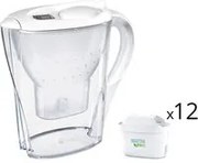 Caraffa filtrante 2,4 L Marella Brita con 12 filtri Maxtra Pro All in 1