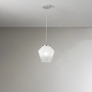 Lampadario Contemporaneo Arnia Bianco 1 Luce E27