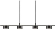 Nordlux - Clyde 4 LED Lampada a Sospensione Long Black Nordlux