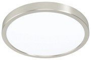 Plafoniera Moderna Fueva 5 Acciaio Nichel Satinato Led Integrato 20,5W Ip20