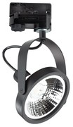 Lampada Binario Moderna Glim Metallo Nero 1 Luce 10W Gu10 3000K Luce Calda