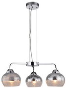 Lampadario su filo CROMINA 3xE27/60W/230V