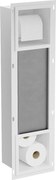 Mexen X-Wall-BP supporto per carta igienica con dispenser, bianco - 1924