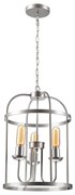Lampadario a sospensione con catena CONSTANTINE 3xE27/60W/230V cromo