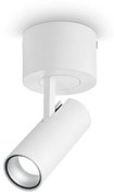 Plafoniera Moderna Play Alluminio Bianco Led 7W 3000K Luce Calda