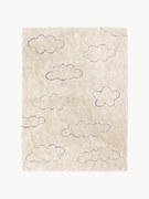 Tappeto per bambini fatto a mano con motivo in rilievo Clouds, lavabile