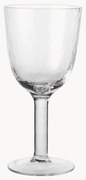 Calici vino bianco in vetro soffiato Hammered 4 pz