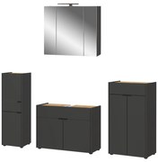 Set da bagno antracite Forano - Germania