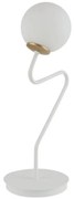 Lampada da tavolo ZIGZAG 1xG9/12W/230V bianco