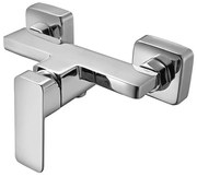 Kamalu - Miscelatore doccia a incasso linee squadrate in ottone finitura lucida |KAM-DIANA