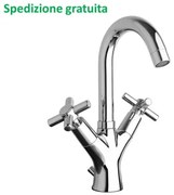 Miscelatore lavello Rubitor serie Athos 7130 cromato