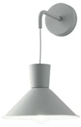 Applique ELIO in metallo verniciato GRIGIO