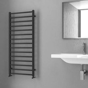 Kamalu - Termoarredo colore nero opaco 1000x500 mm modello Kam-378N