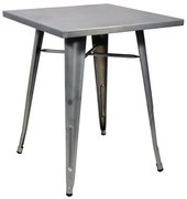 Tavolo da pranzo per giardino Industrial struttura e superficie in ferro per 2 persone 60x60cm