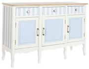 Credenza DKD Home Decor Bianco Blu cielo (140 x 45 x 90 cm)