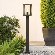Lucande lampione Ferda, 100 cm, antracite, IP44