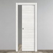 Porta scorrevole Niagara bianco L 70 x H 210 cm reversibile