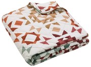 Copriletto beige con rivestimento trapuntato 220x230 cm Autumn Patchwork Geo – Catherine Lansfield