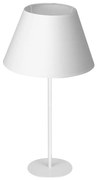 Lampada da tavolo ARDEN 1xE27/60W/230V diametro 30 cm bianco