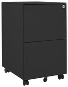 Schedario Mobile Antracite 39x45x67 Cm İn Acciaio /