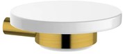 Porta sapone SI 90602 oro spazzolato 12 cm x 4.2 cm in ceramica