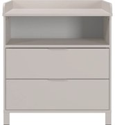 Cassettiera per bambini color crema con fasciatoio 89x102x77 cm Alkmaar – Germania