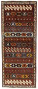 Shiraz Tappeto persiano 80x200 Rosso (Iran) Annodato A Mano
