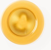 Set di 4 piatti piani con motivo in rilievo Effie