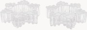 Set di 2 candelabri Cyrielle