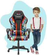 Sedia da gioco per bambini HC - 1005 HERO Graffiti colore scuro