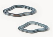 Set di 2 sottobicchieri fatti a mano Nordic Sea